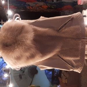 Faux fur vest